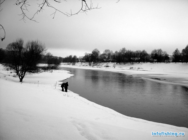 Зимний спиннинг на больших реках Подмосковья