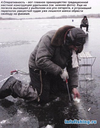 Удильники для ловли судака зимой