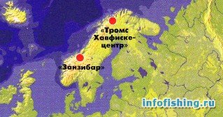карта путешествия в Норвегию
